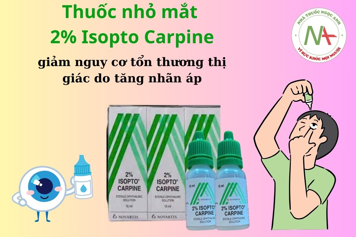 Thuốc nhỏ mắt 2% Isopto Carpine chăm sóc đôi mắt của bạn