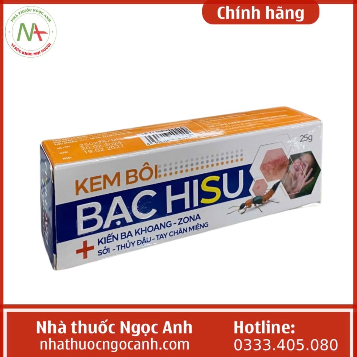 Kem bôi Bạc Hisu