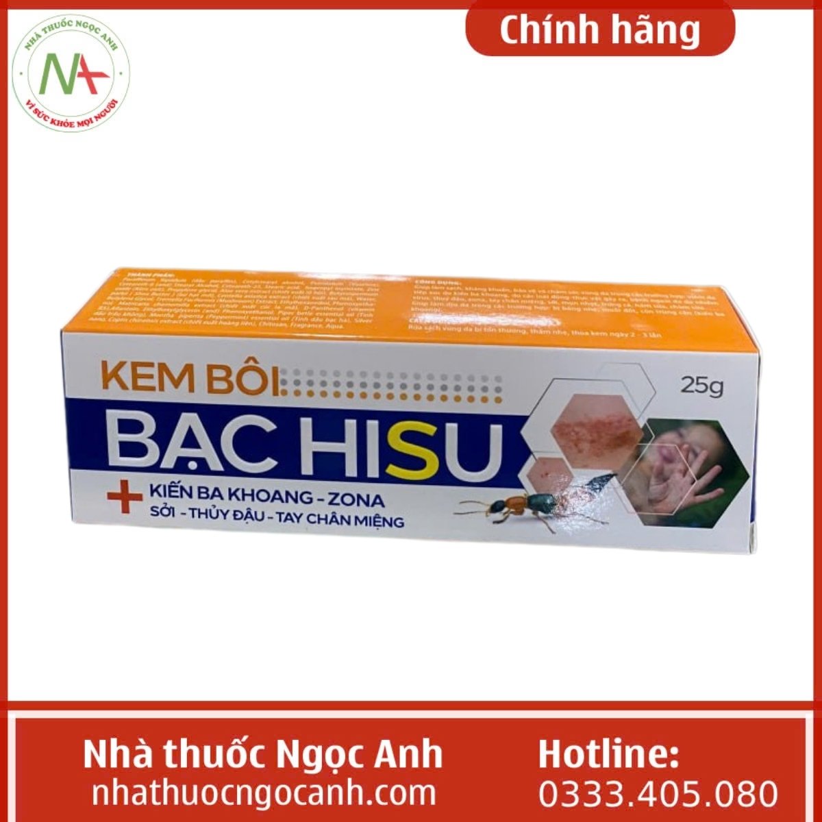 Kem bôi Bạc Hisu