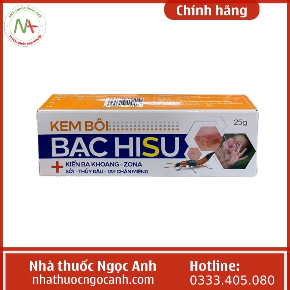 Kem bôi Bạc Hisu