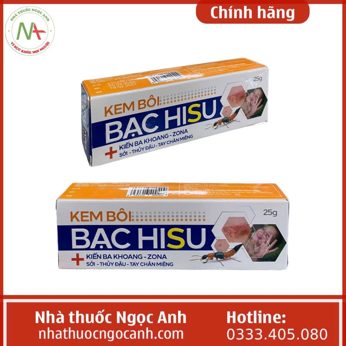 Kem bôi Bạc Hisu