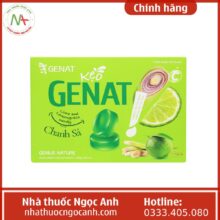 Kẹo Genat Lime and Lemongrass candy Chanh Sả