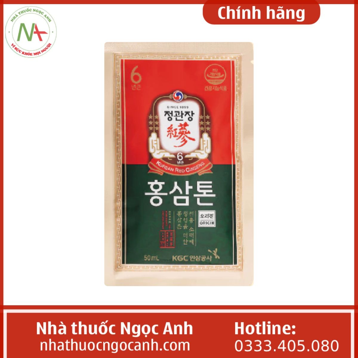 Korean Red Ginseng Tonic Origin