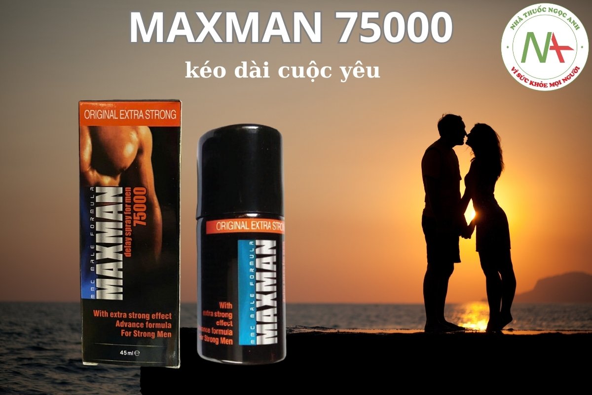 Maxman 75000 giúp bạn kéo dài cuộc yêu