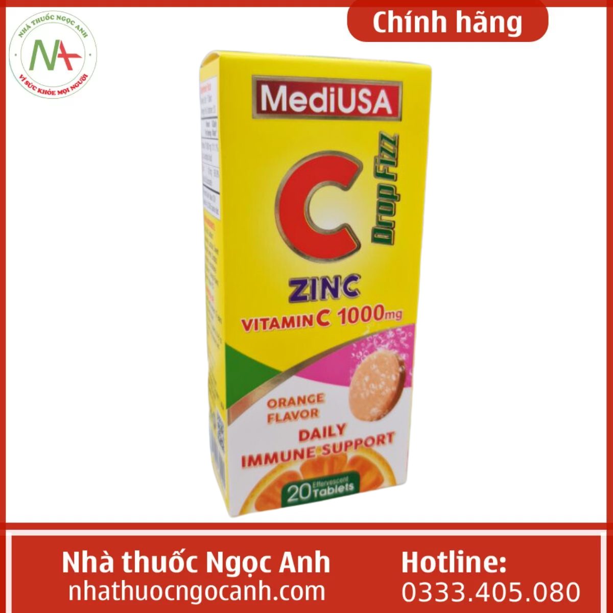 MediUSA C Zinc Drop Fizz