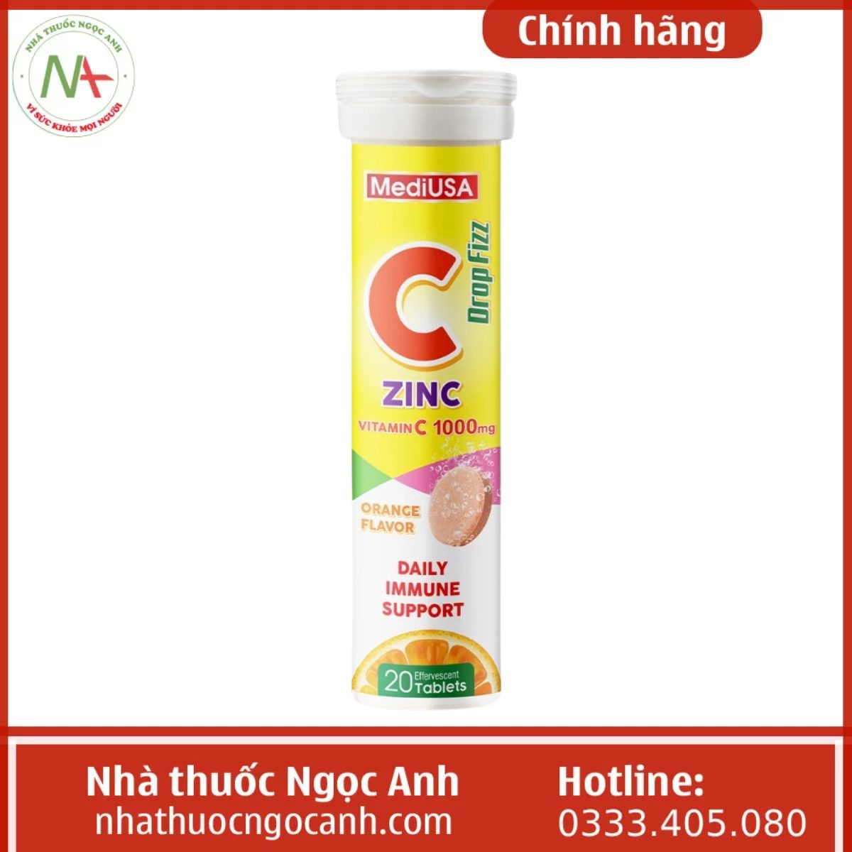 MediUSA C Zinc Drop Fizz