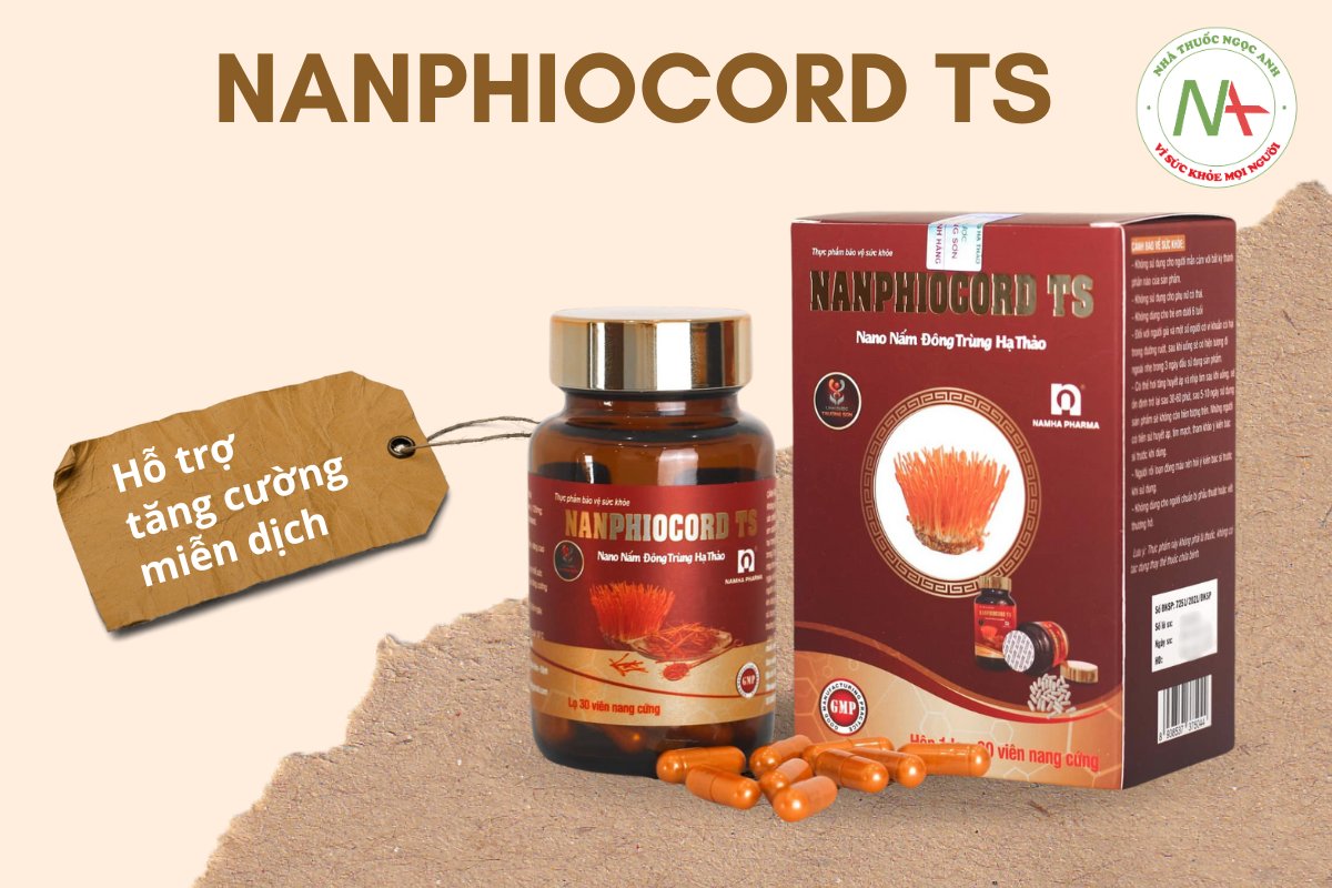 Nanphiocord TS hỗ trợ tăng cường miễn dịch