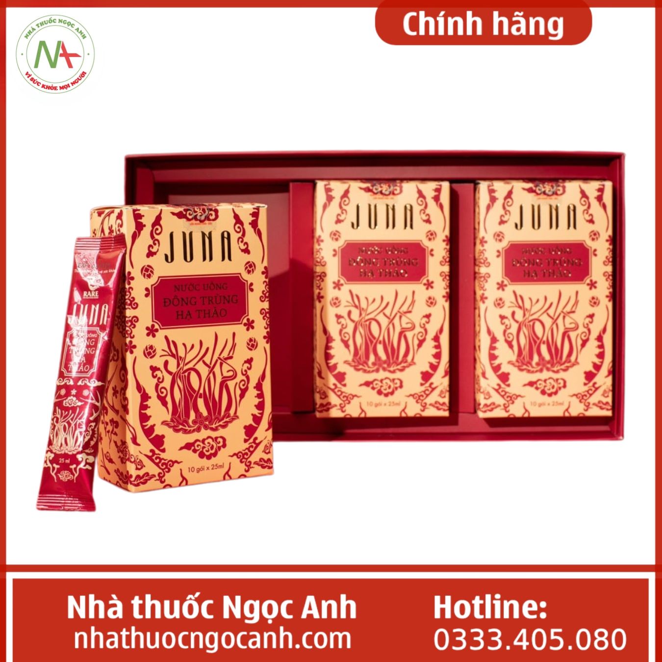 Nước uống đông trùng hạ thảo Juna