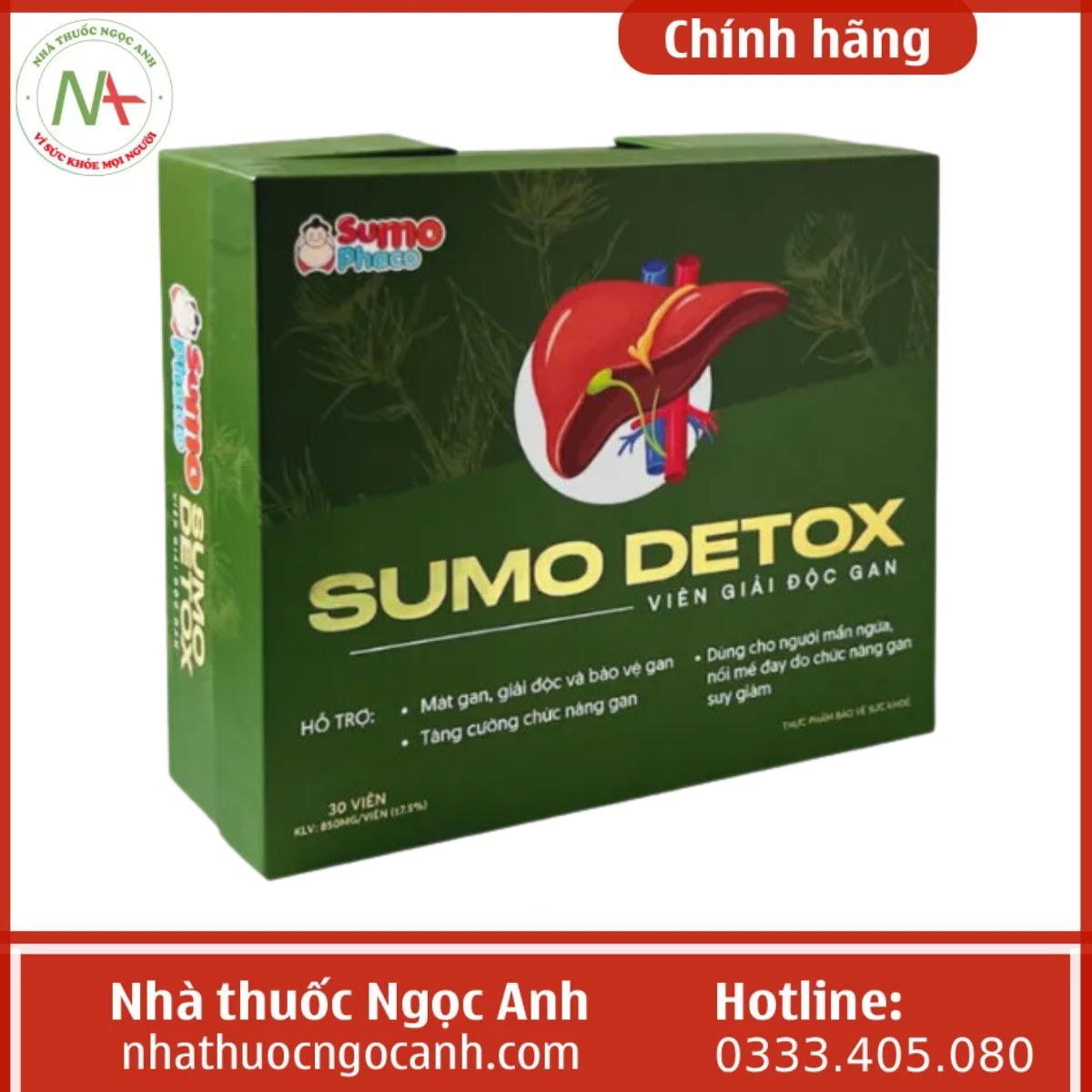 Sumo Detox Viên Giải Độc Gan