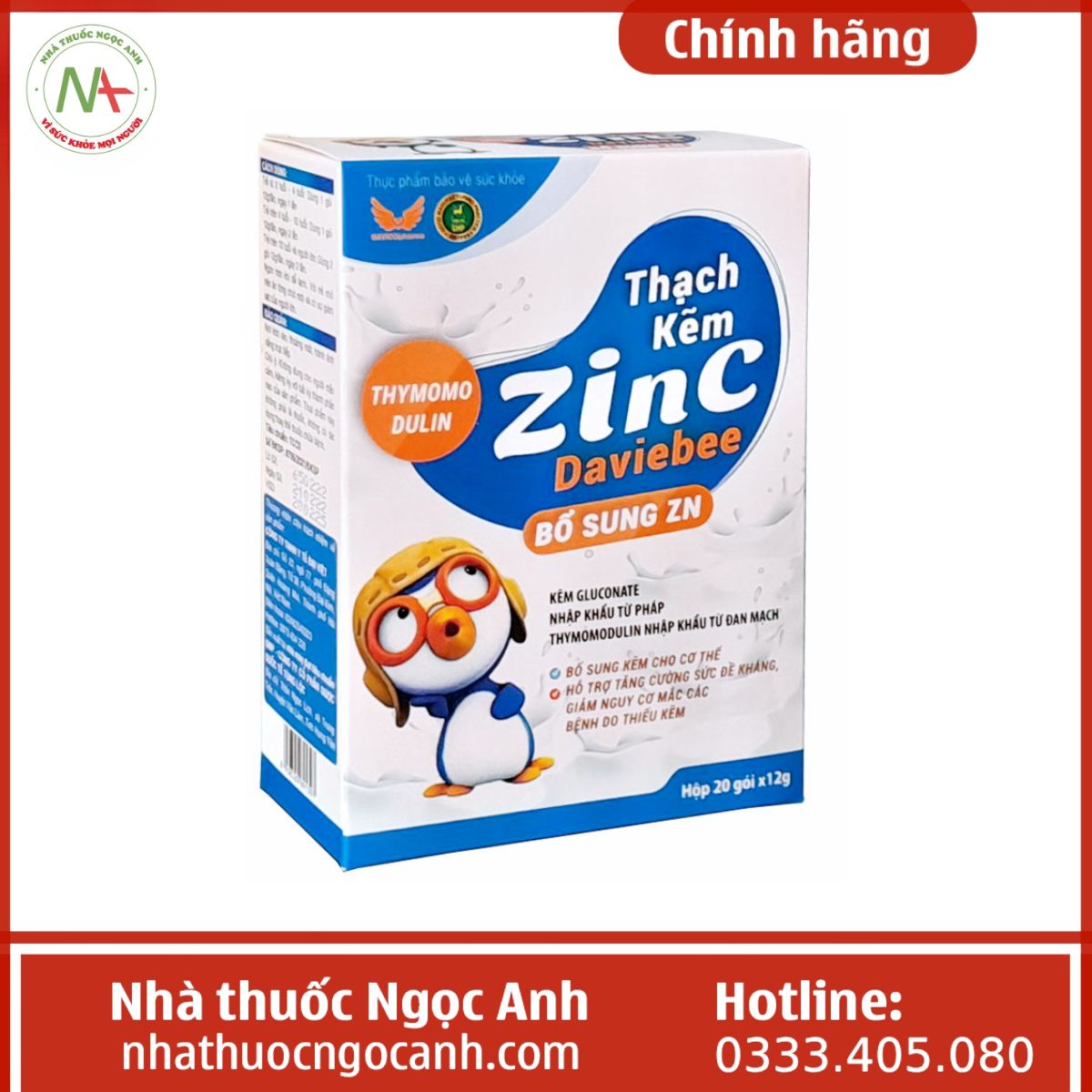 Thạch Kẽm ZinC Daviebee