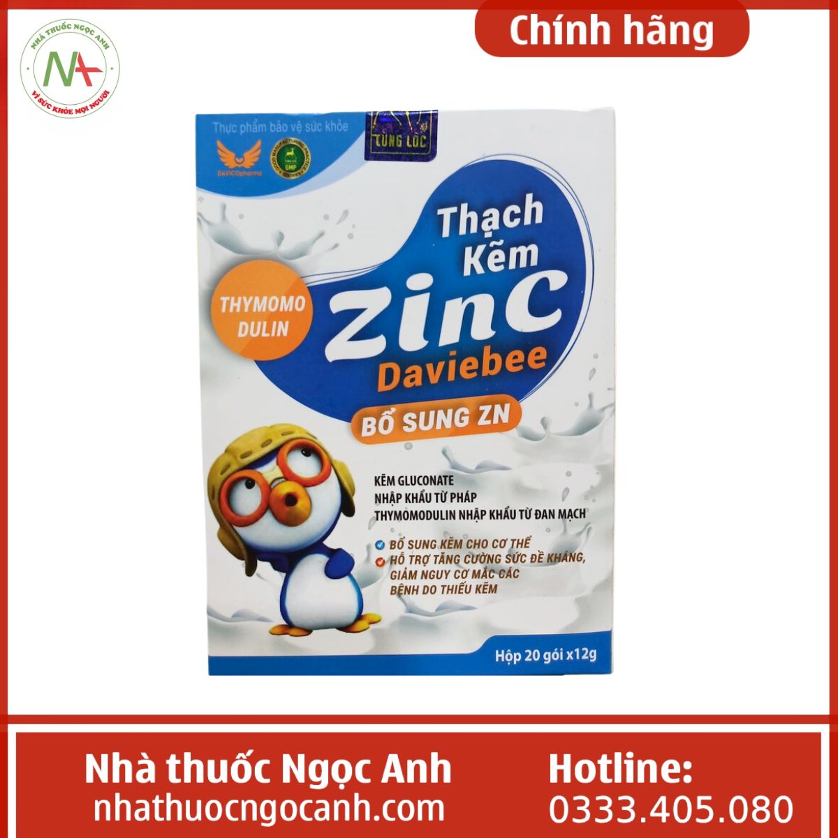 Thạch Kẽm ZinC Daviebee