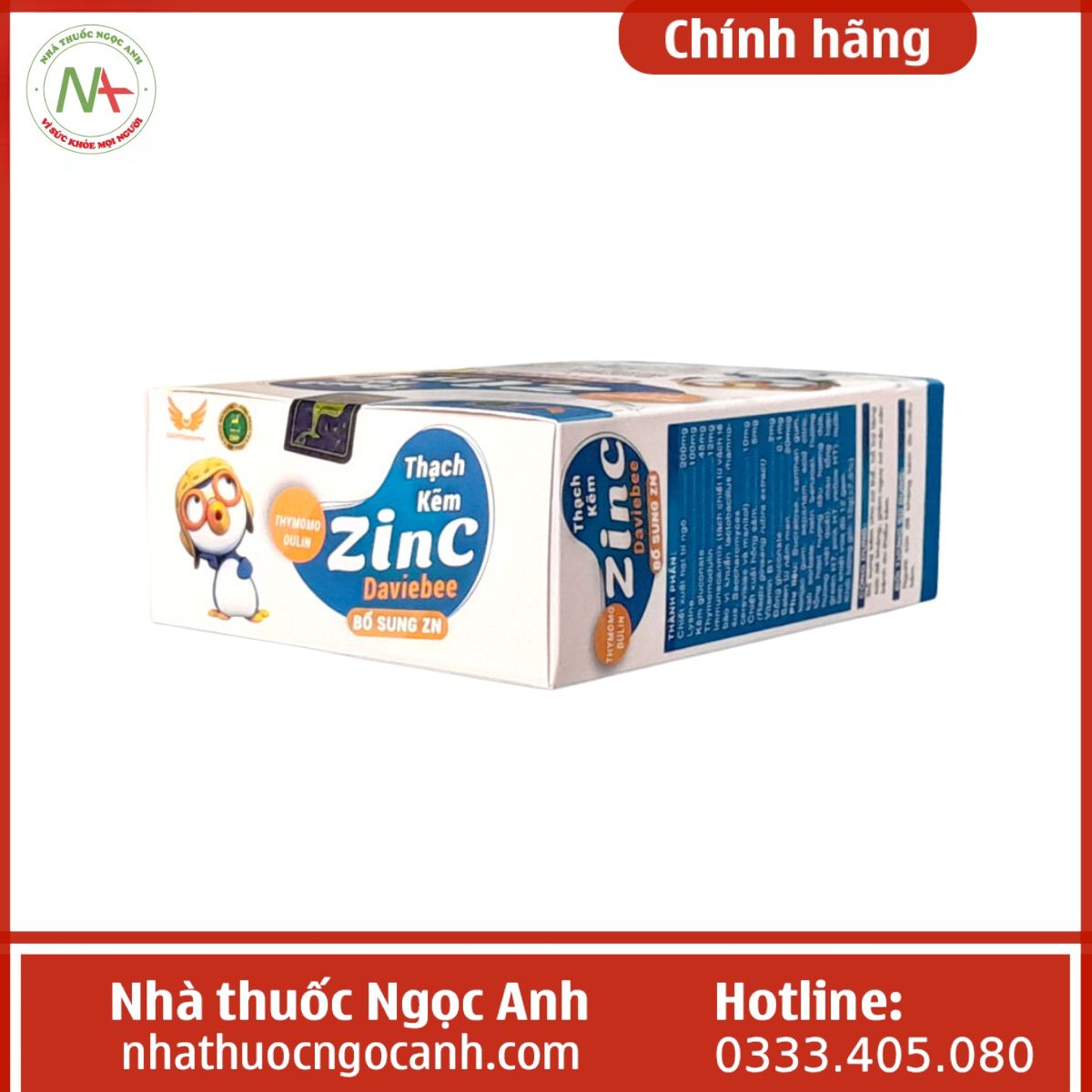 Thạch Kẽm ZinC Daviebee