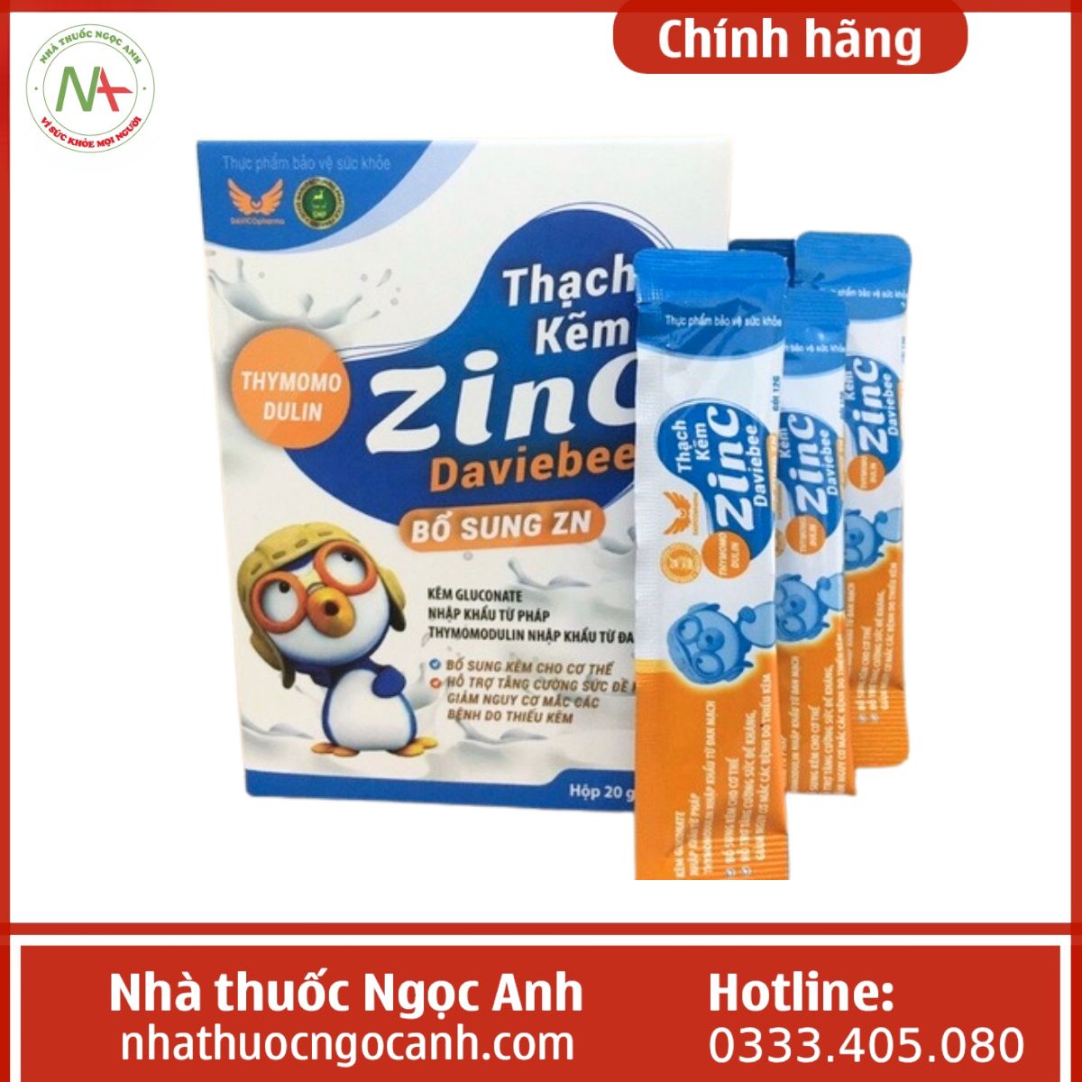 Thạch Kẽm ZinC Daviebee