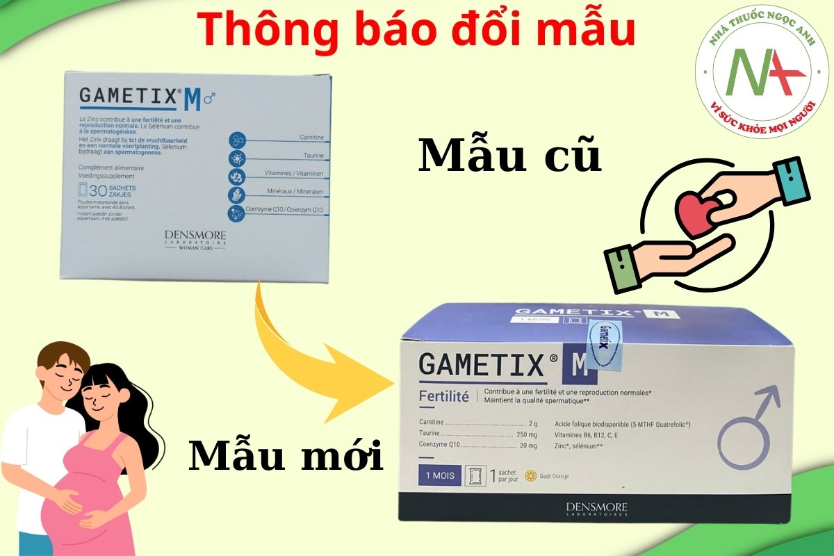 Thông báo đổi mẫu Gametix M