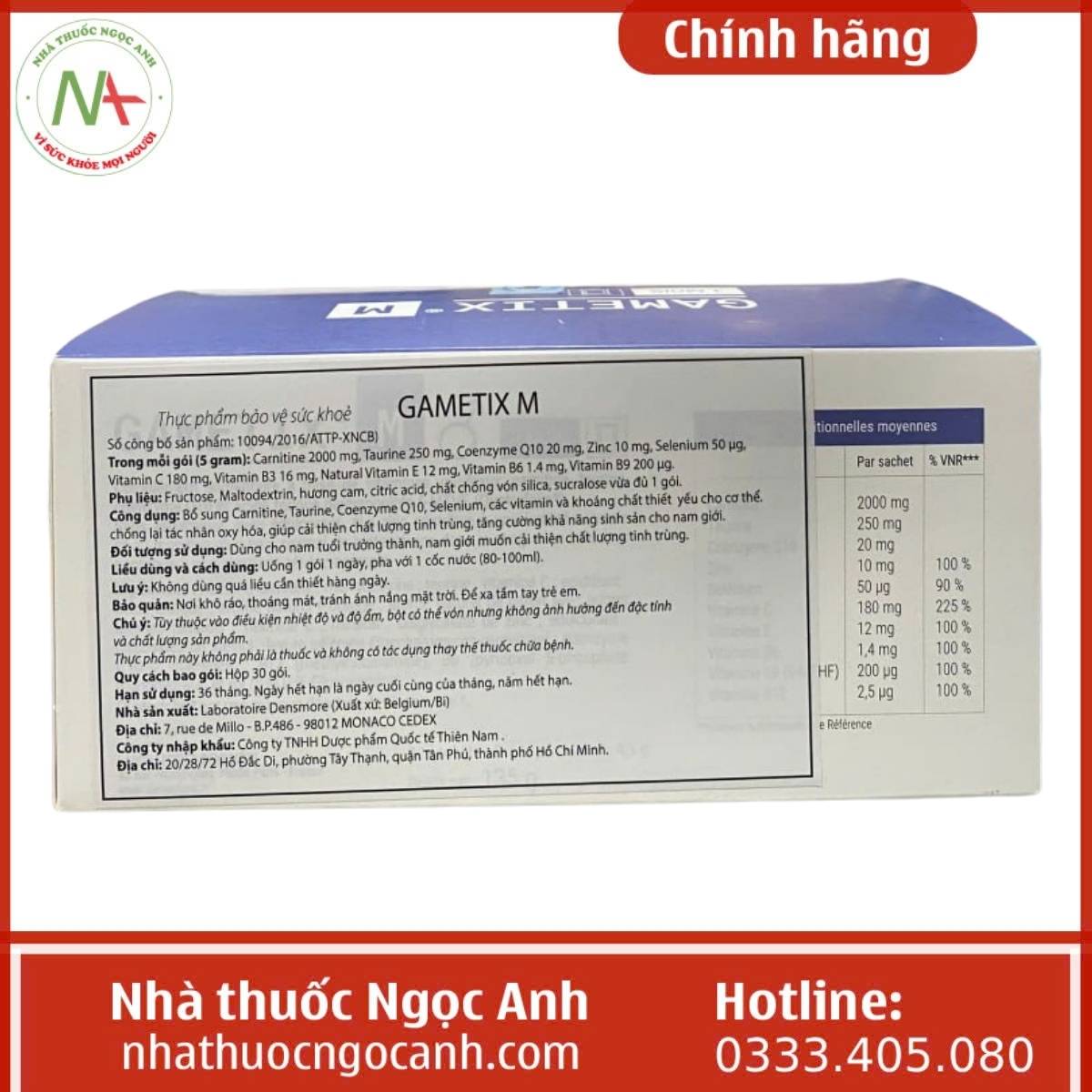 Thuốc Ganetix M