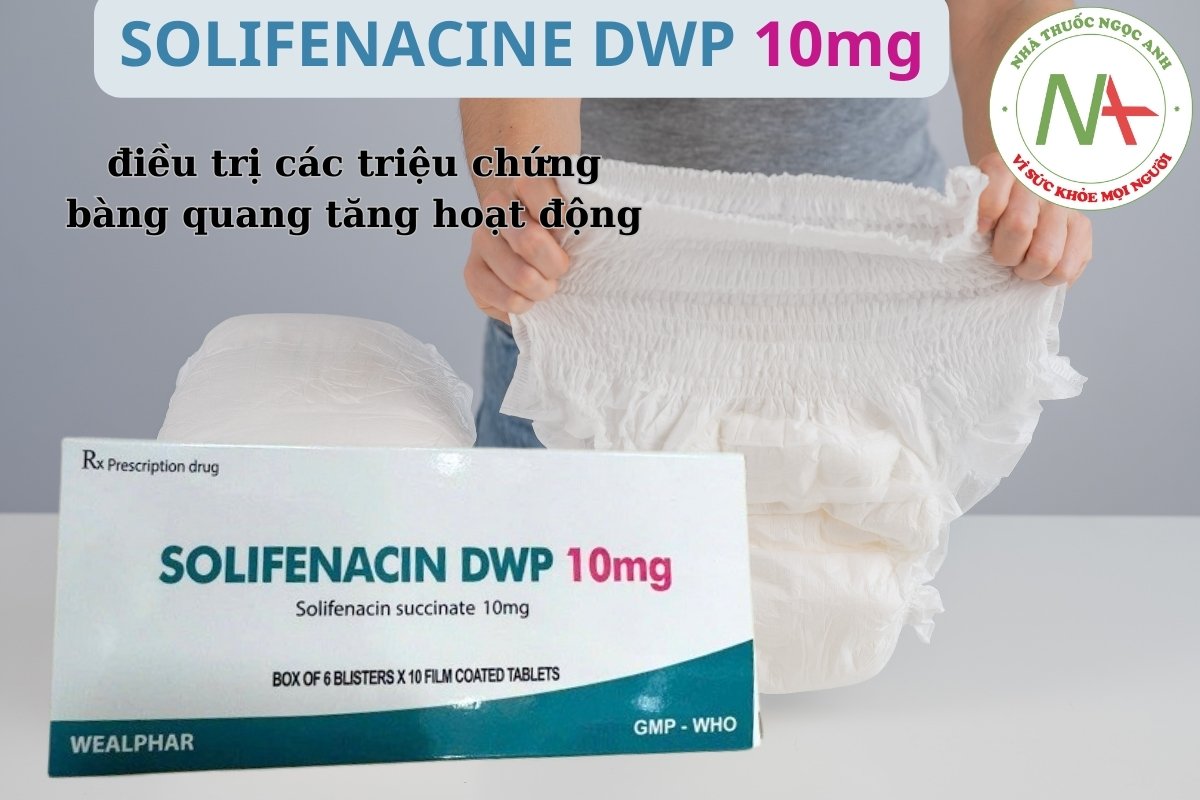 Solifenacin DWP 10mg điều trị chứng bàng quang tăng hoạt động