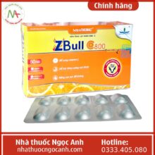 Viên Tăng Lực Nhân Sâm-C ZBull C800