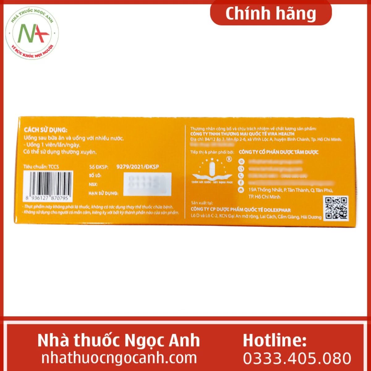 Viên Tăng Lực Nhân Sâm-C ZBull C800