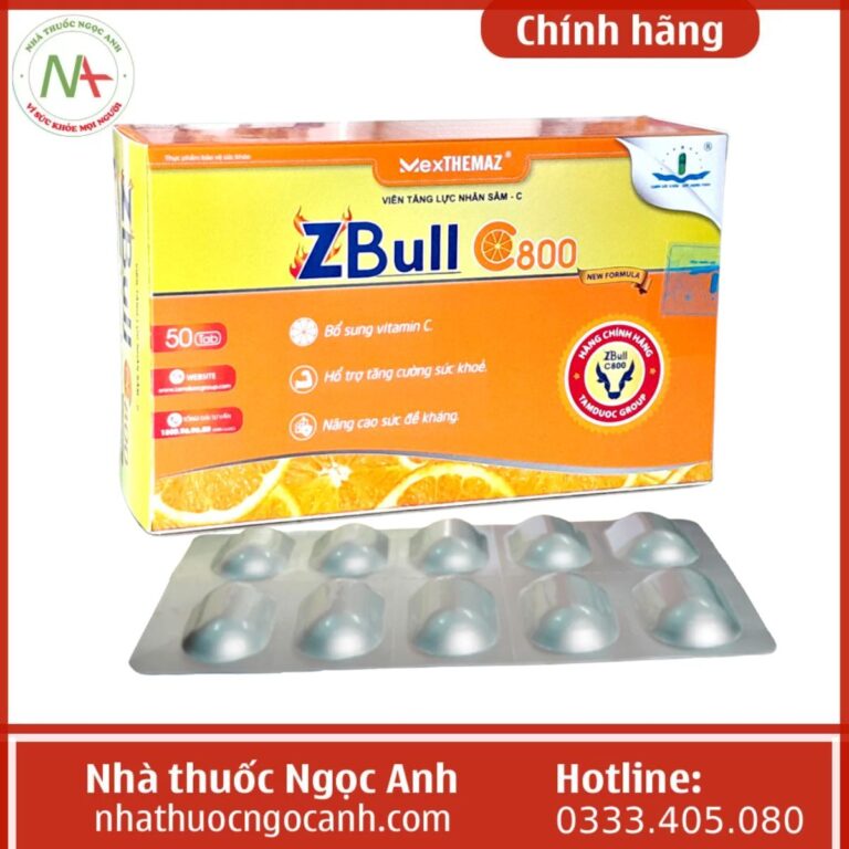 Viên Tăng Lực Nhân Sâm-C ZBull C800