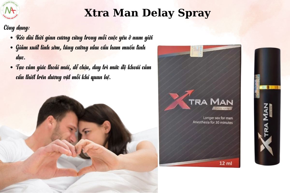 Tác dụng của Xtra Man Delay Spray