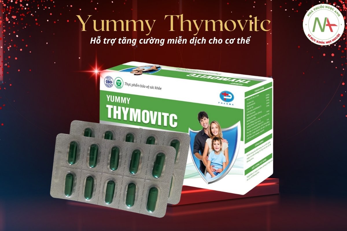 Yummy Thymovitc hỗ trợ tăng cường miễn dịch