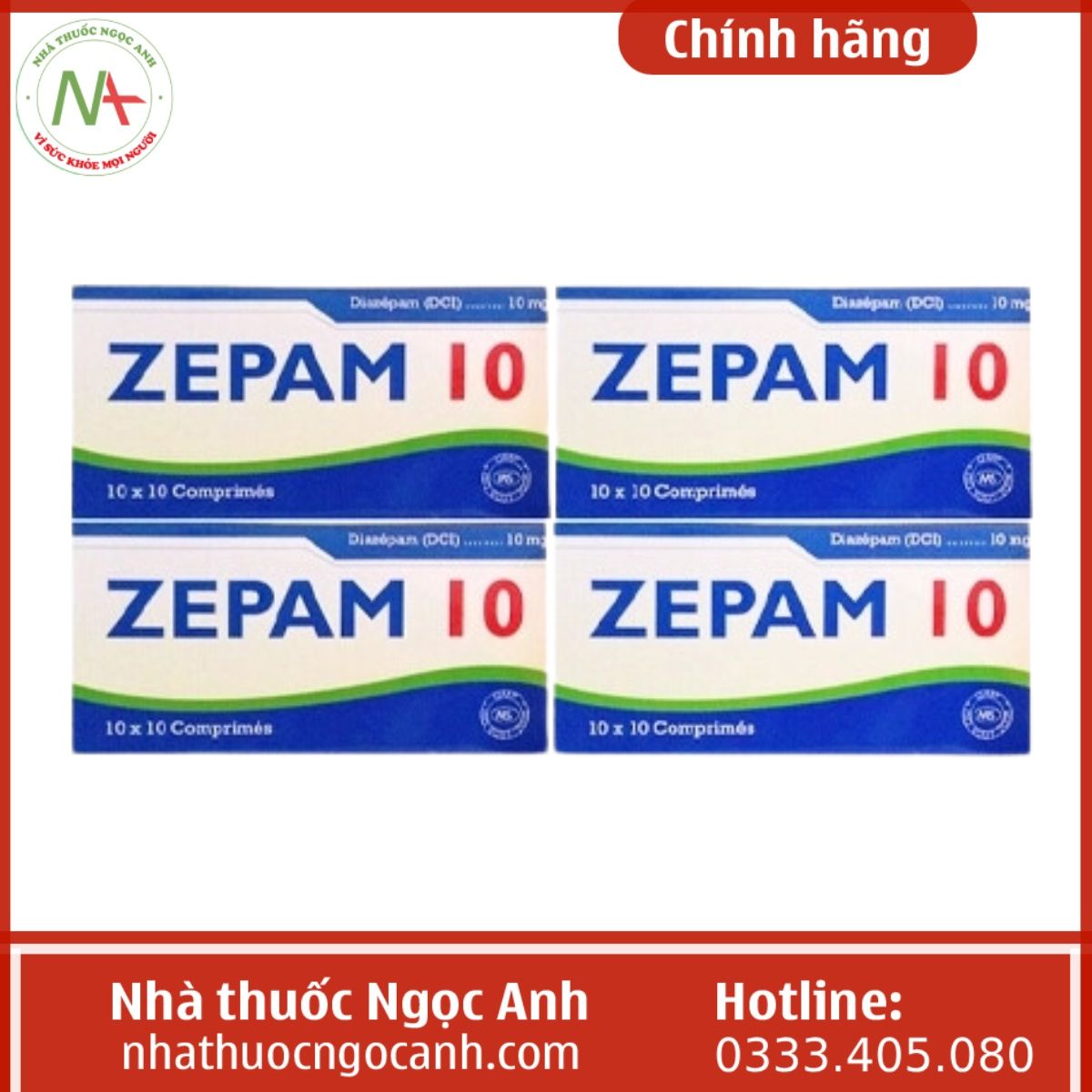 Thuốc Zepam 10