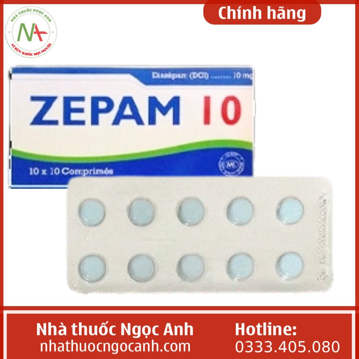 Thuốc Zepam 10