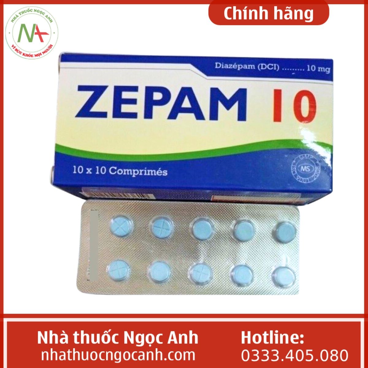 Thuốc Zepam 10