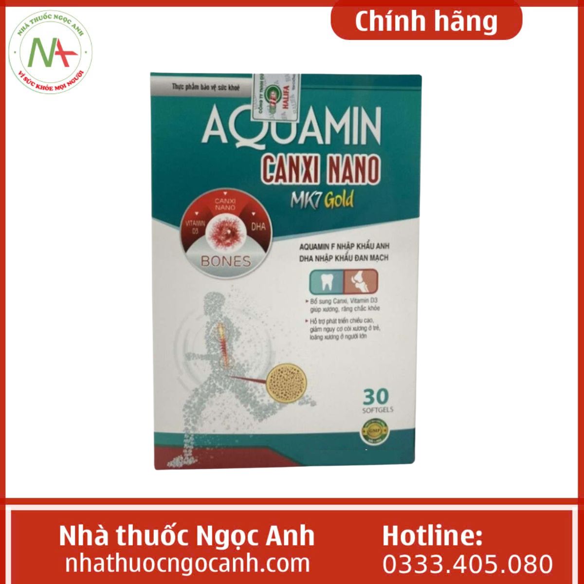 Aquamin Canxi Nano Mk7 Gold Halifa