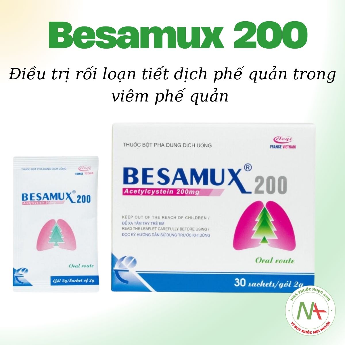 Tác dụng thuốc Besamux 200