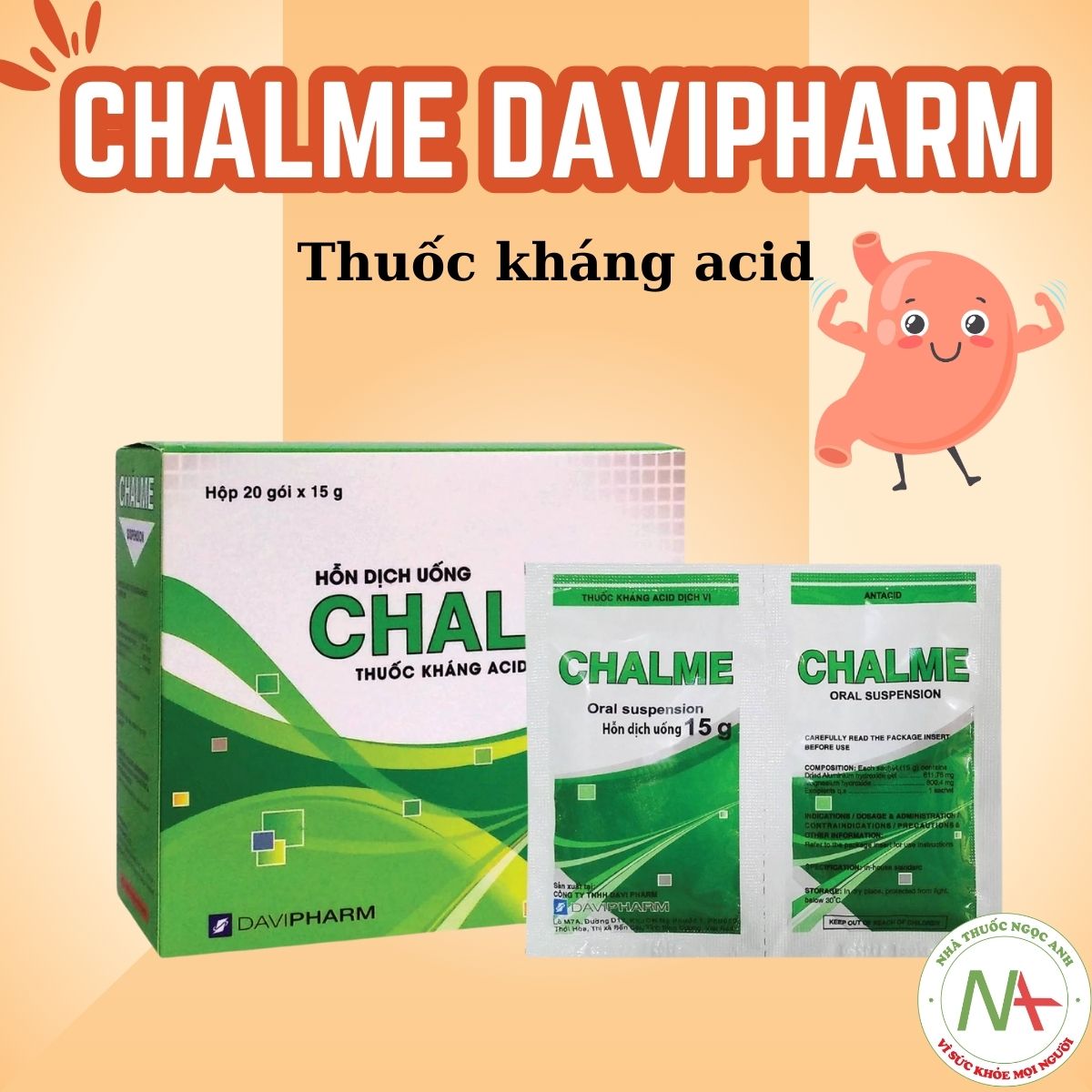 Công dụng của thuốc Chalme Davipharm