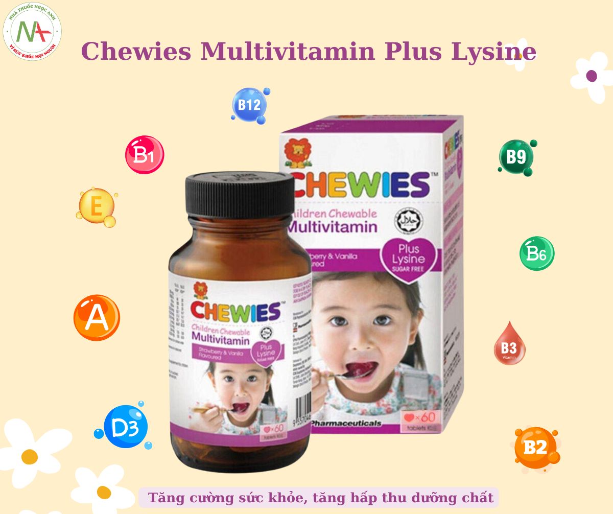 Chewies Multivitamin Plus Lysine