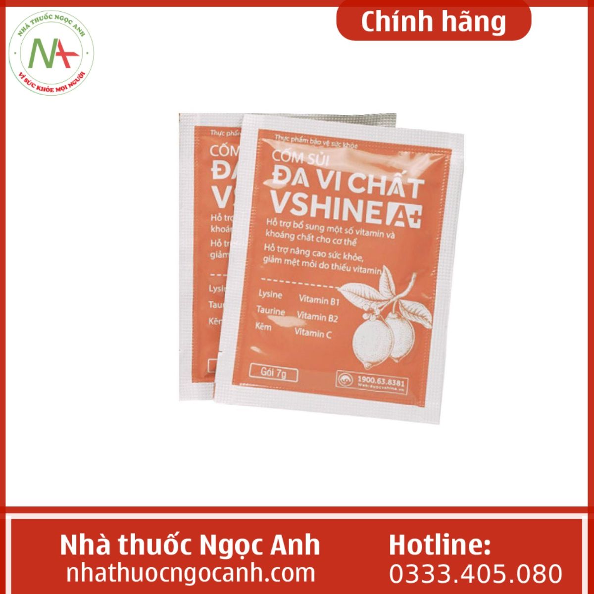 Cốm sủi đa vi chất Vshine A+