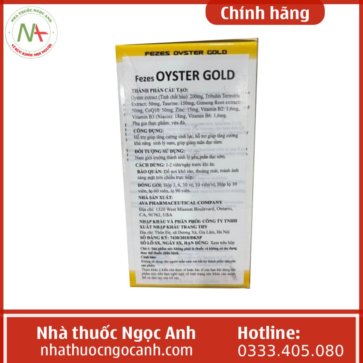 Fezes Oyster Gold