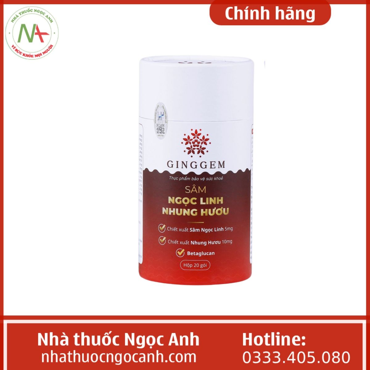 GingGem Sâm Ngọc Linh Nhung Hươu