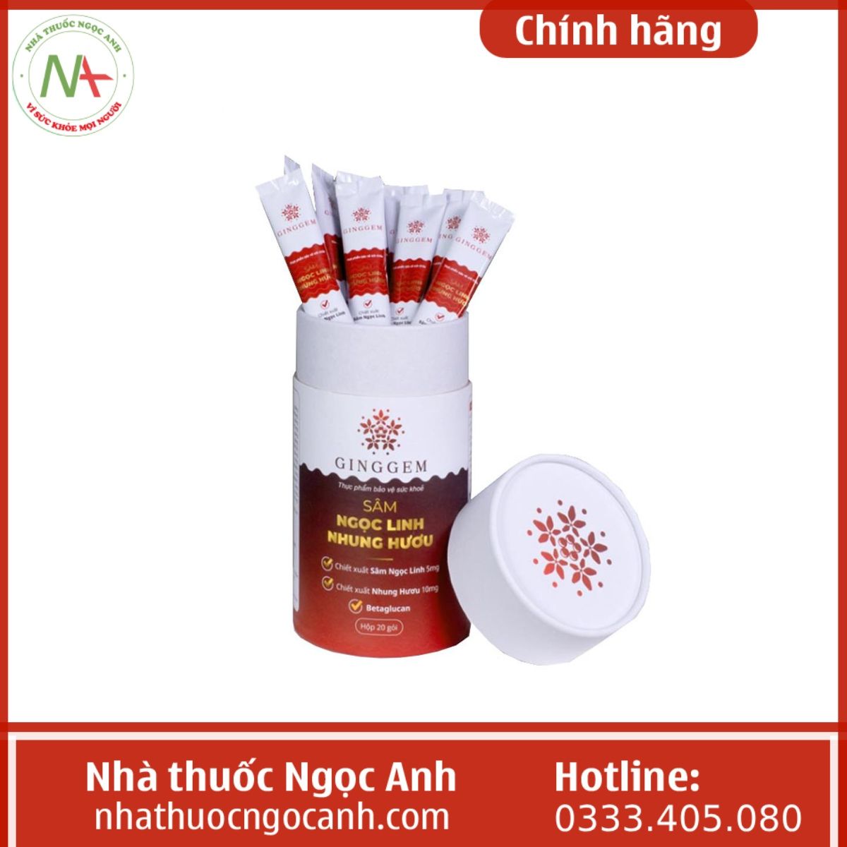 GingGem Sâm Ngọc Linh Nhung Hươu