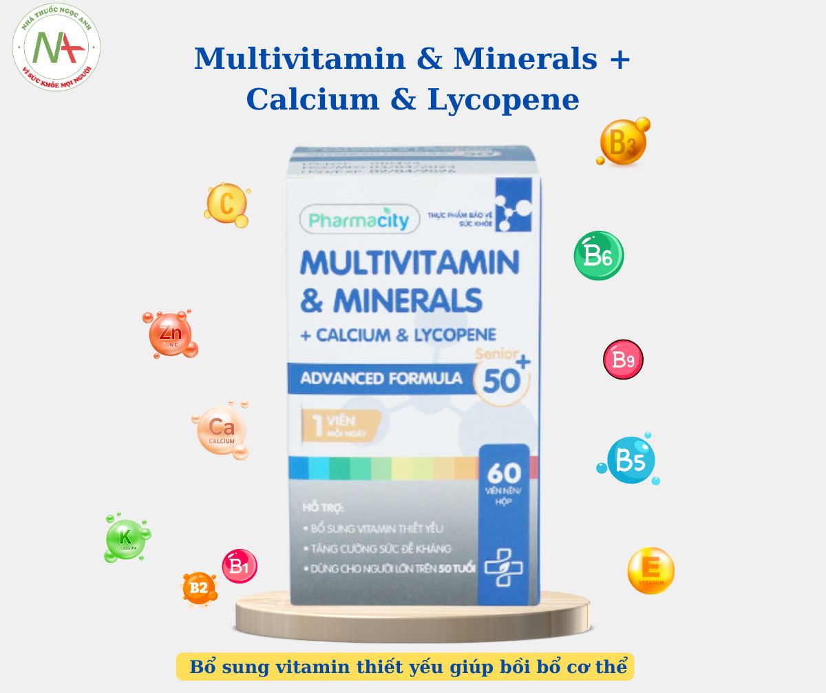 Multivitamin & Minerals + Calcium & Lycopene