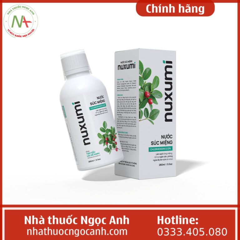 Nước xúc miệng Nuxumi 280ml