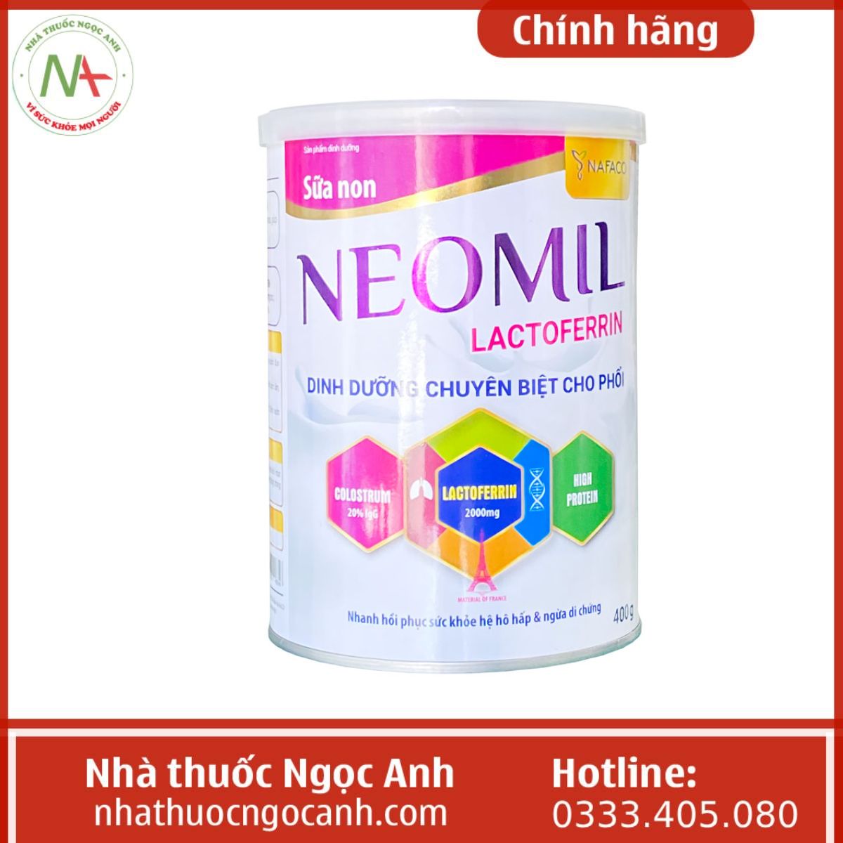 Sữa non Neomil Lactoferrin