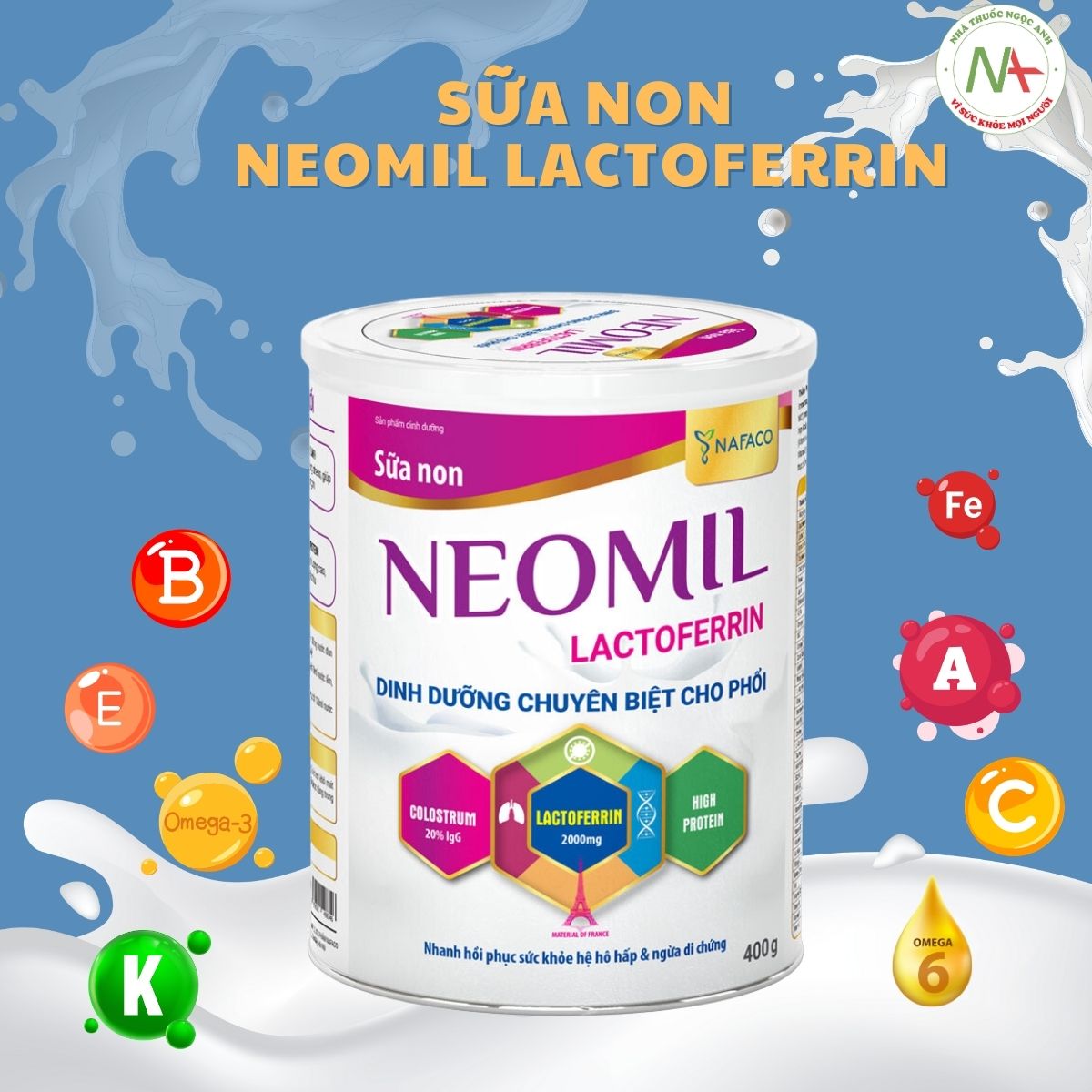 Sữa non Neomil Lactoferrin