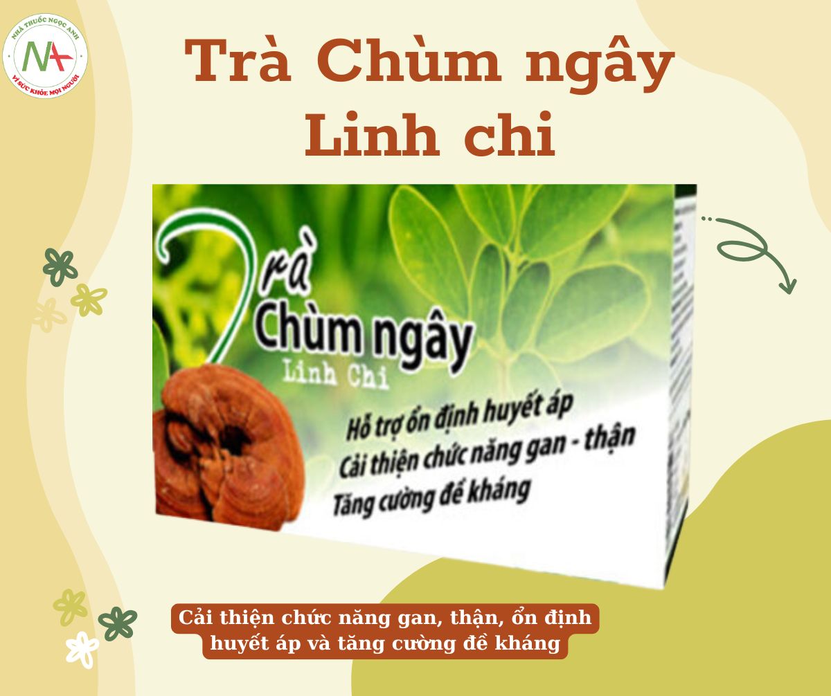 Trà Chùm ngây Linh chi Hạnh Thông