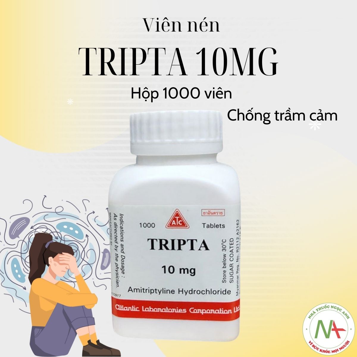 Tripta 10mg có công dụng gì?