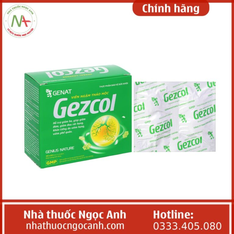 Viên ngậm thảo mộc Gezcol