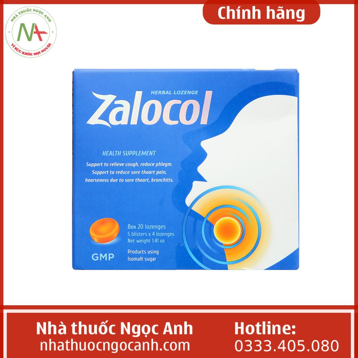 Viên ngậm thảo mộc Zalocol