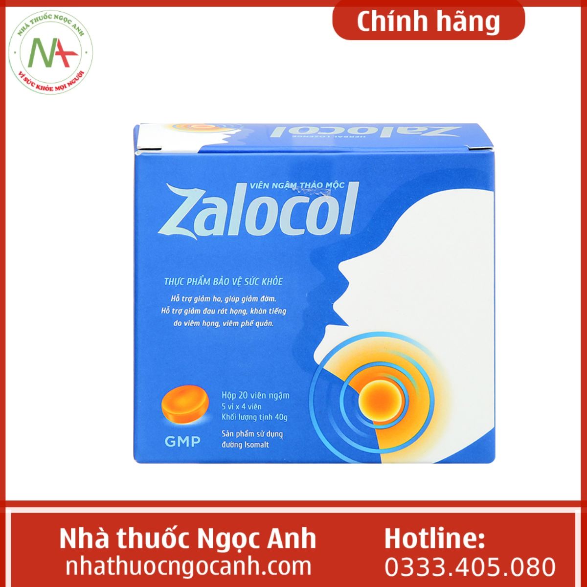 Viên ngậm thảo mộc Zalocol