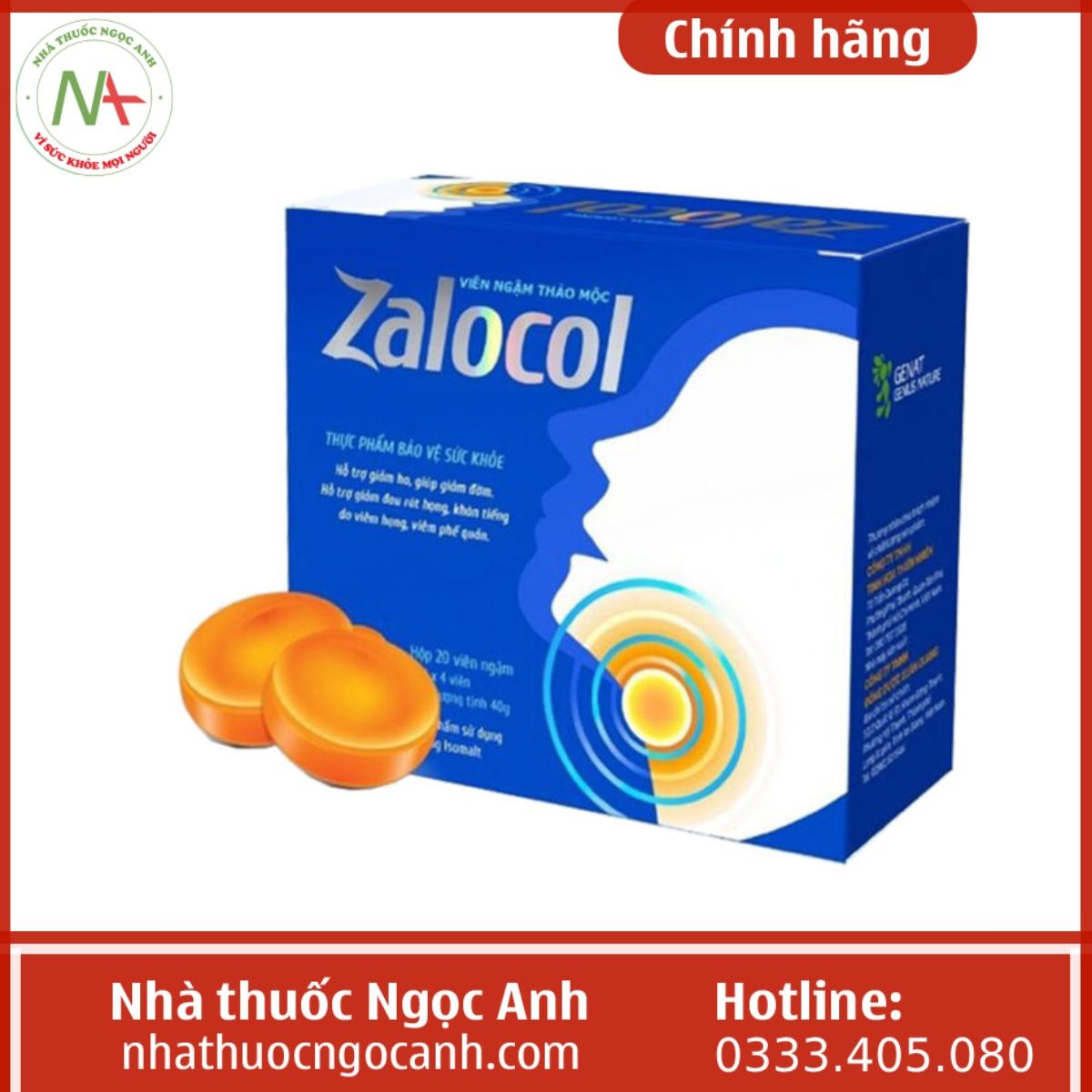 Viên ngậm thảo mộc Zalocol