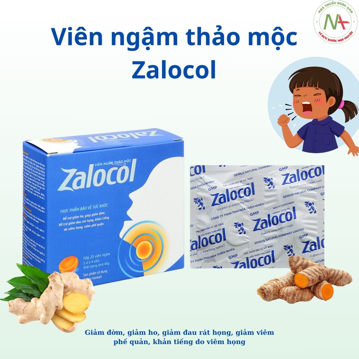 Viên ngậm thảo mộc Zalocol