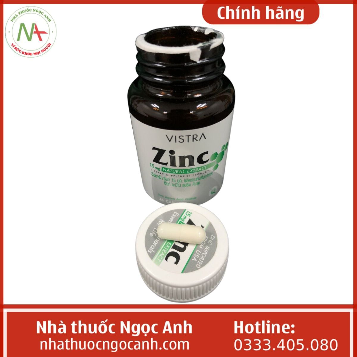 Vistra ZinC 15mg