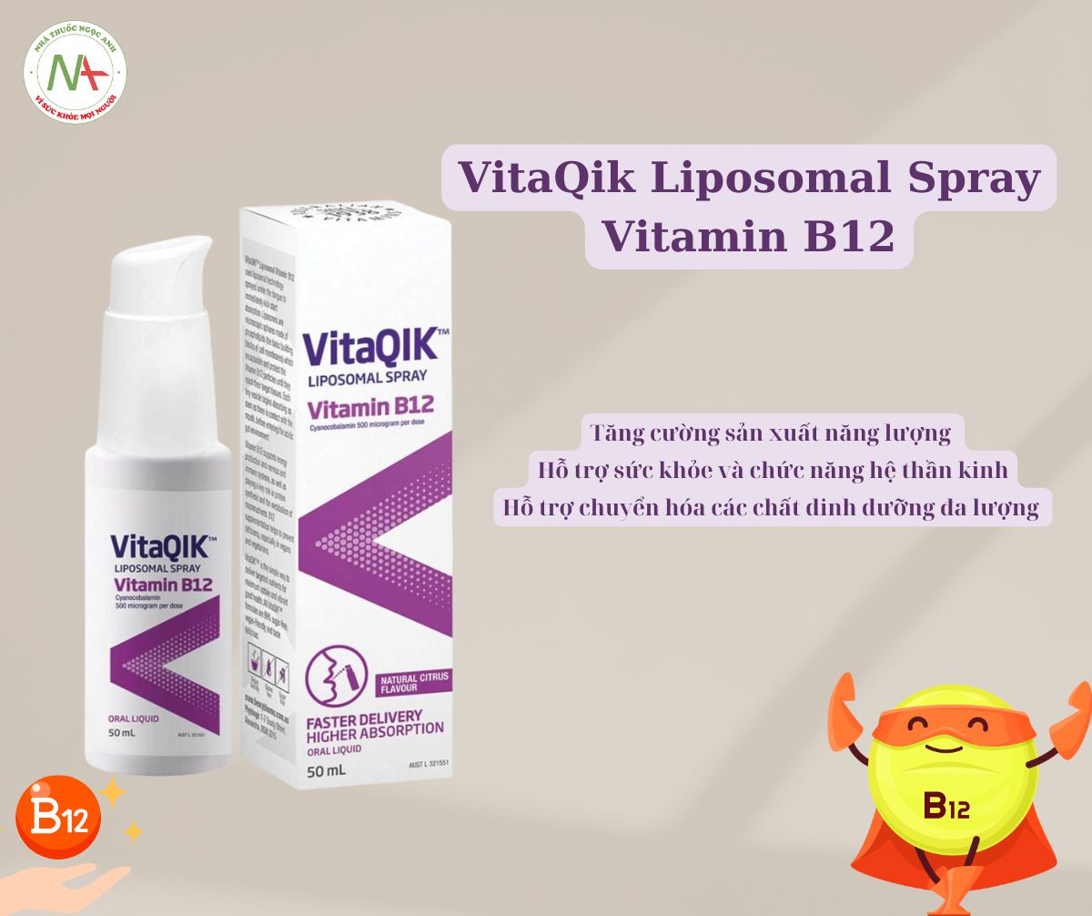 VitaQik Liposomal Spray Vitamin B12