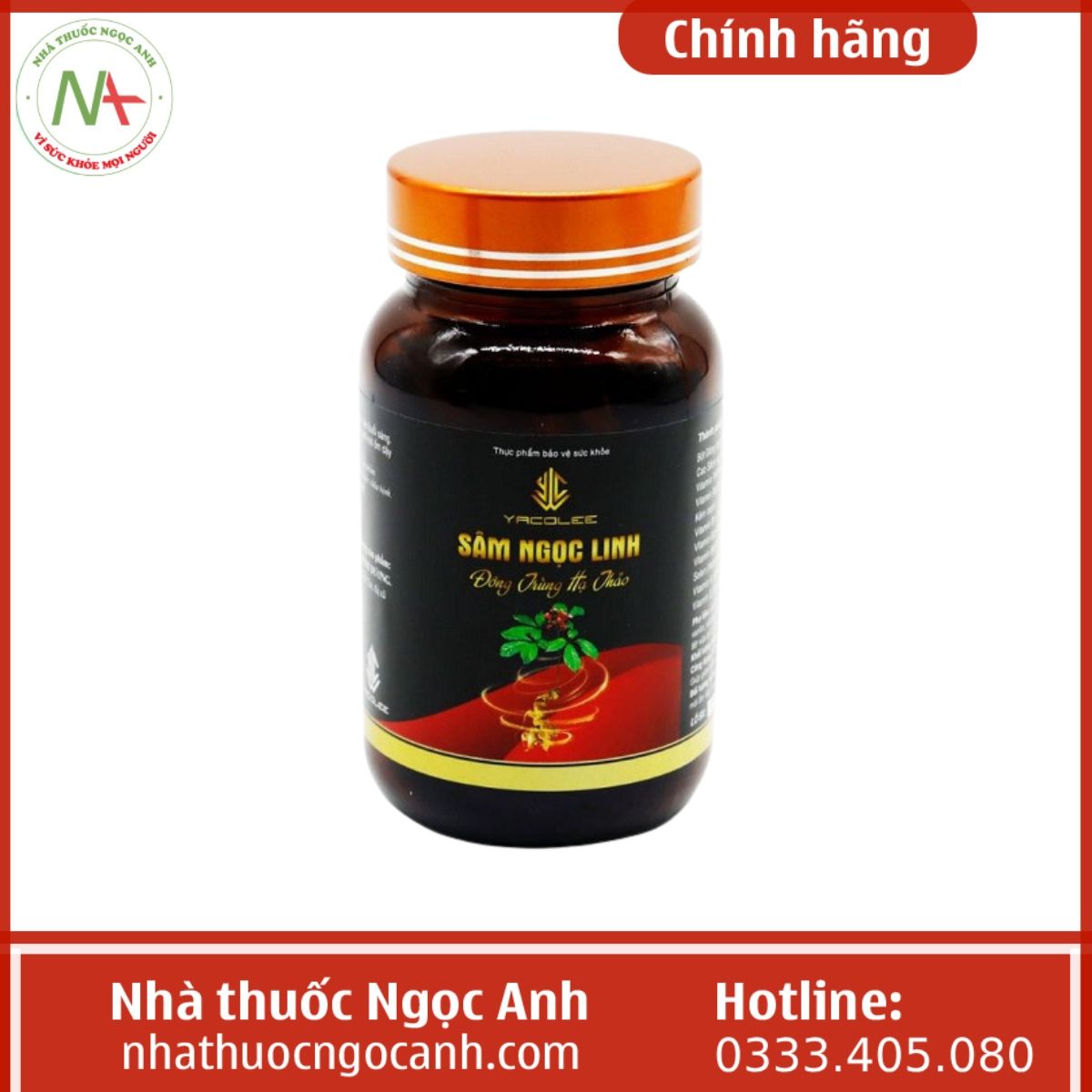 Yacolee Sâm Ngọc Linh Đông Trùng Hạ Thảo